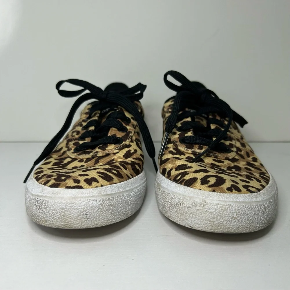 Adidas x FARM Rio Vulcraid3R Hazy Beige Leopard Print Skate Shoe Size 8